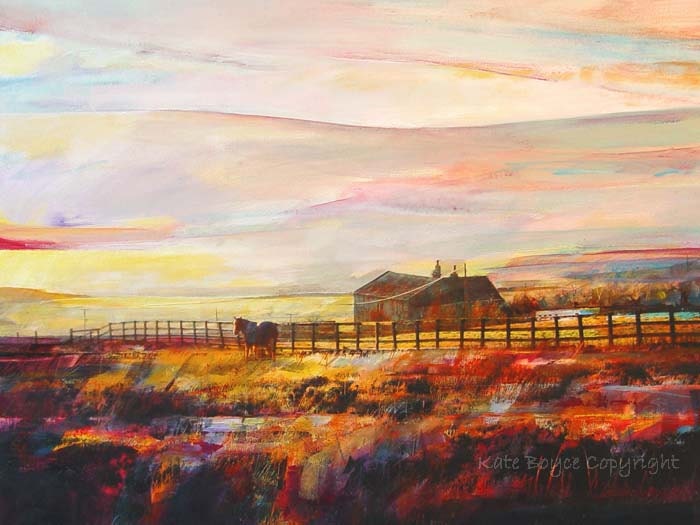 SALE ITEM - Low Light On Moorland, Blackshawhead. ( Limited Edition Print - Size 2 )