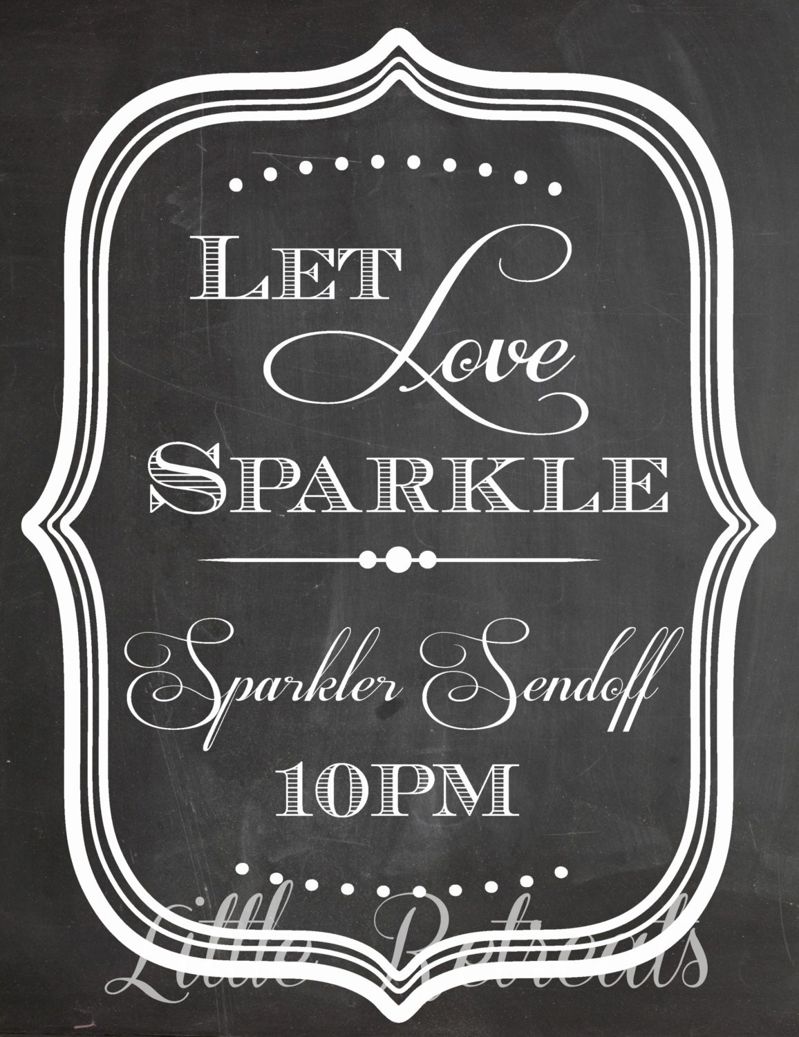 INSTANT DOWLOAD. Sparkler Sendoff Sign. Chalk board Art. Wedding Exit. PDF Dowload. Wedding Reception