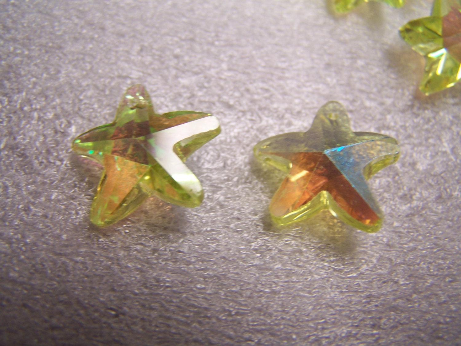 Destash - Celestial Crystal AB Yellow Star Beads
