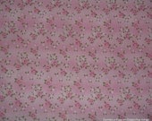 Half Yard of Pretty Flowers on Pink