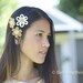 daisy flower bobby pin set, hair accessories
