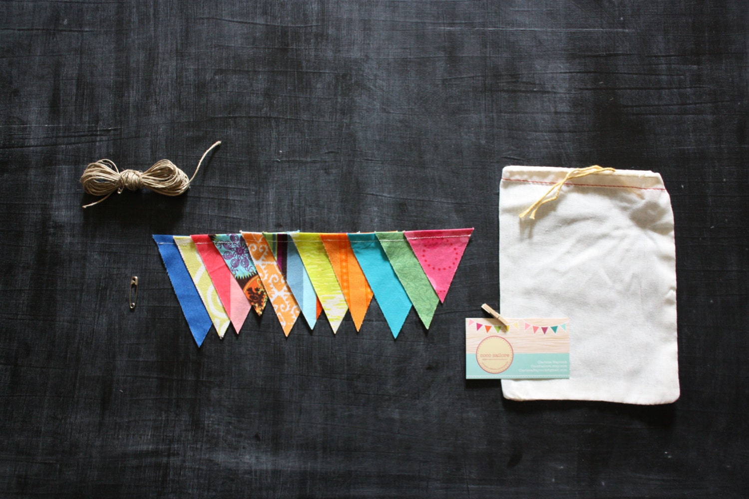 DIY Bunting Kit:  Birthday Bash
