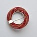 OOAK brooch glass beads and silver 925 inch 1,77, 4,5 cm