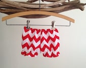 Chevron baby bloomers - made in newborn to girls size 8