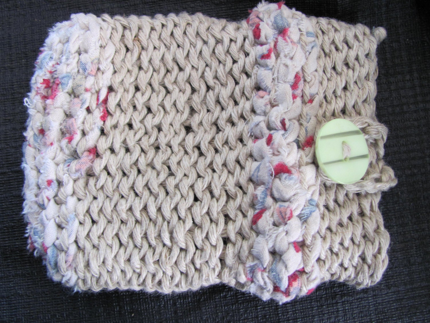 IPod Touch / IPhone Case In Organic Hemp and Recycled Fabric