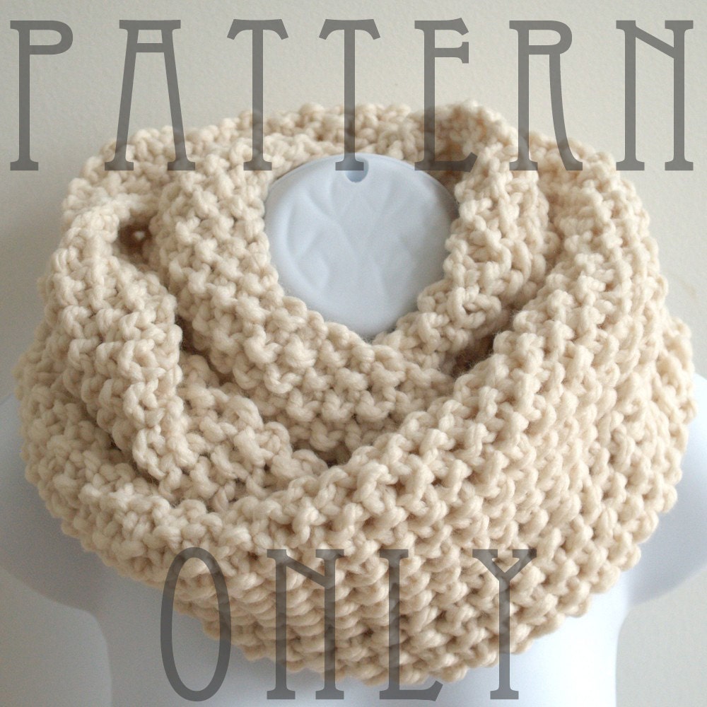 Cowl Knitting Pattern PDF for The READER