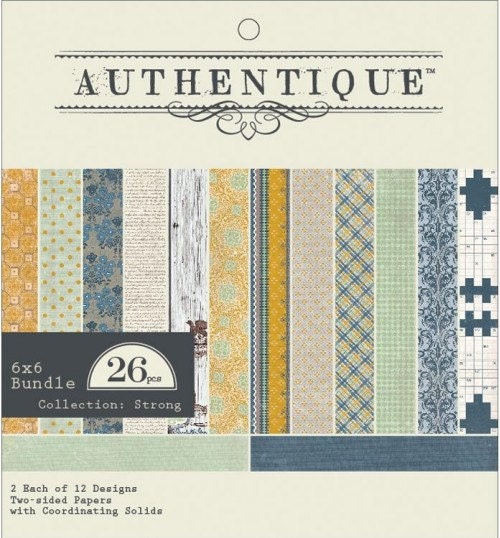 Strong- Authentique - 6x6 Paper Pad --