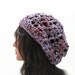 Shelly Slouchy Tam - Crocheted in Exclusive Chilean Cotton Yarn