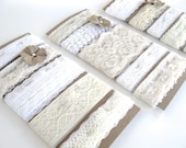Lace Sampler Set - 10 yards of vintage lace - vanilla cream collection - wedding diy, mixed media, inspiration, embellishment, wedding