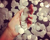 Metallic Silver Confetti ... Large bag // tissue paper confetti // wedding decorations // table decoration // new years eve party Il_170x135