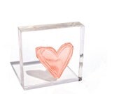 Acrylic MOUNTED 3 x 2" Business Card Stamp - Custom Rubber Stamp - Personalized Stamp - Your Design or Logo - Any of Our Premade Designs