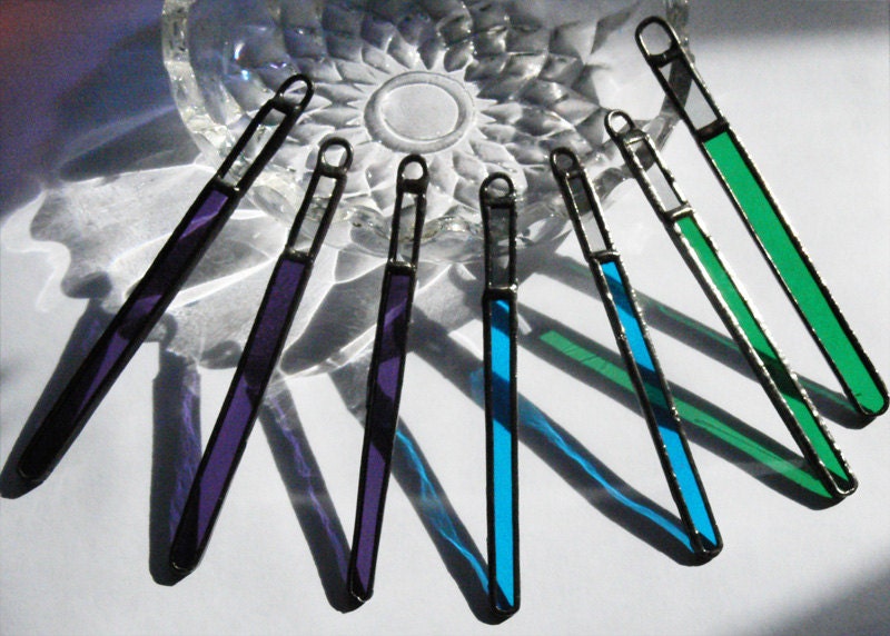Stained Glass Mini Lightsaber Ornament