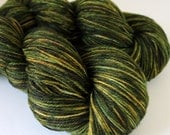 Hand Dyed - Handpainted Sock Yarn - Fingering Weight - Superwash Wool/Nylon 434 yards - Avocado