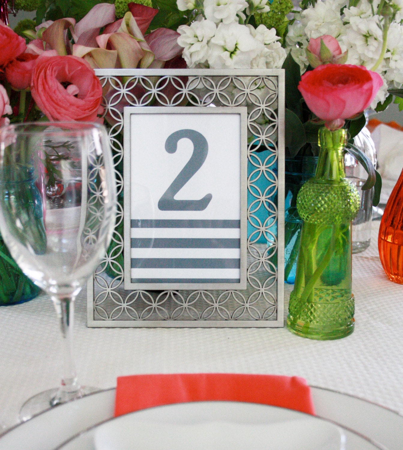 Printable Table Numbers- Choose from 40 designs