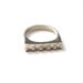 Pyramid Stud Sterling Silver Ring