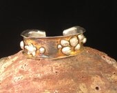 Lotus Blossom Designs Hornby Island Starfish Sterling Cuff Bracelet 