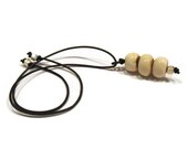 Chunky African Bone Bead Pendant