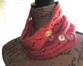 A Walk on the Beach Cowl/Scarf - Knitting Pattern PDF - neckwarmer cowl scarf gift - knitting pattern using worsted or sock yarn