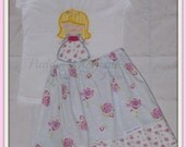 Girls Personalised Aurora  Disney Princess Appliqued Tee with Matching Skirt