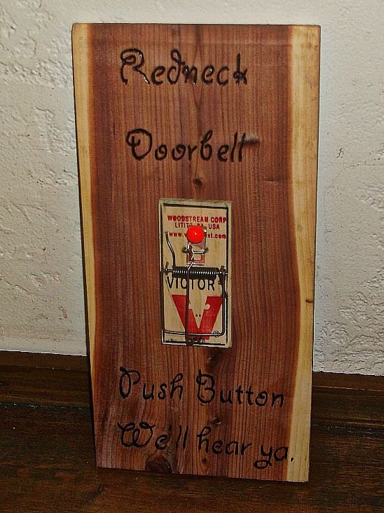 Redneck Doorbell by inspiredbymarie on Etsy