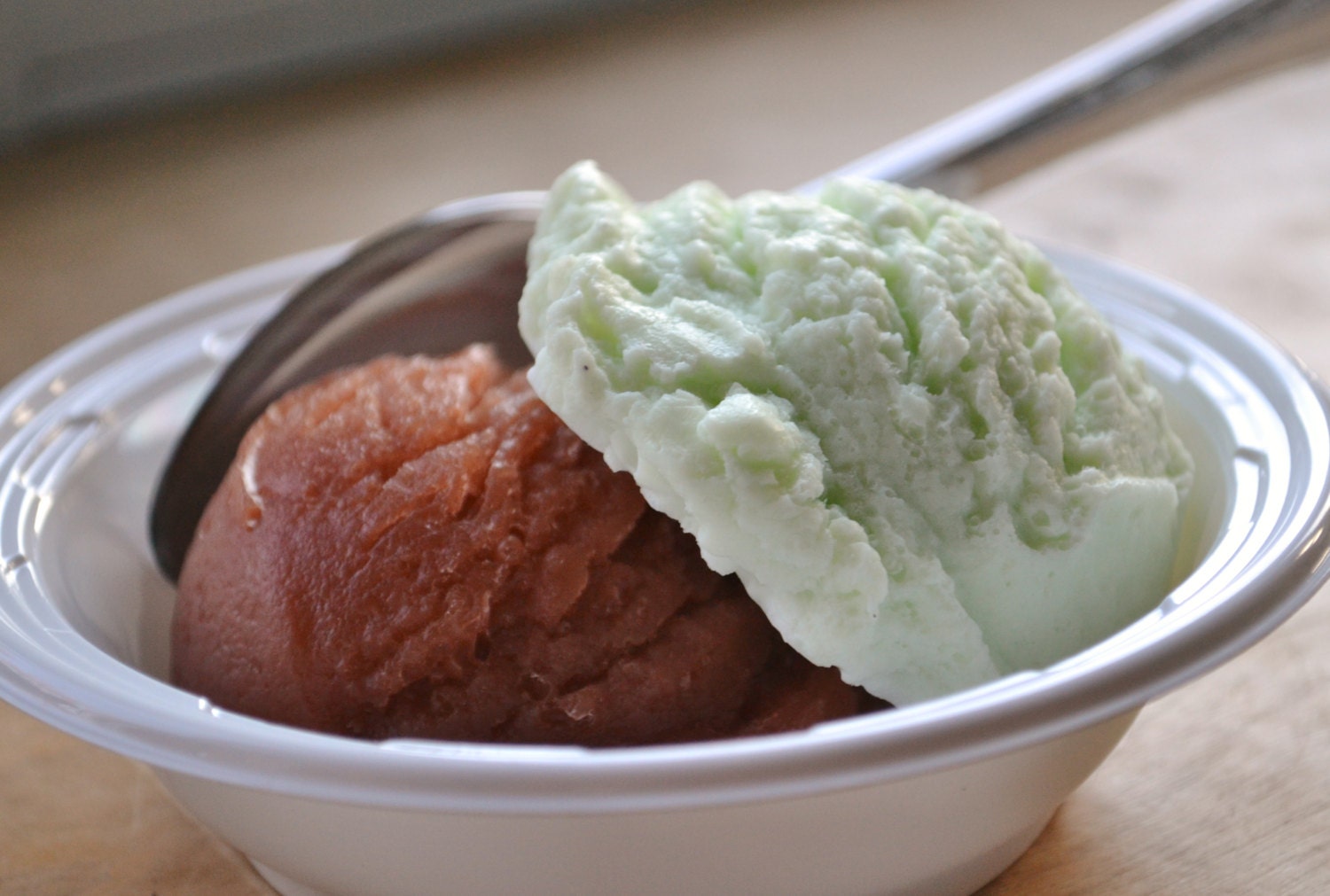 Chocolate Mint Ice Cream Scoop Soap