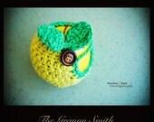Apple Cozy. Crocheted Cozies. Come in 3 Sizes and 3 Flavours. You Choose.