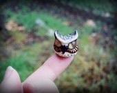 Mini Great Horned Owl Focal Bead