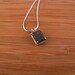 Stone Meteorite Silver Pendant