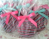 Hot Pink Tiffany Blue Chocolate Covered Oreos Cookies Party Favors Tiffany Baby Shower Pink Baby Shower Wedding Favors