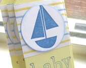 Baby Shower Gift Tags, Blue and Yellow Gift Tags