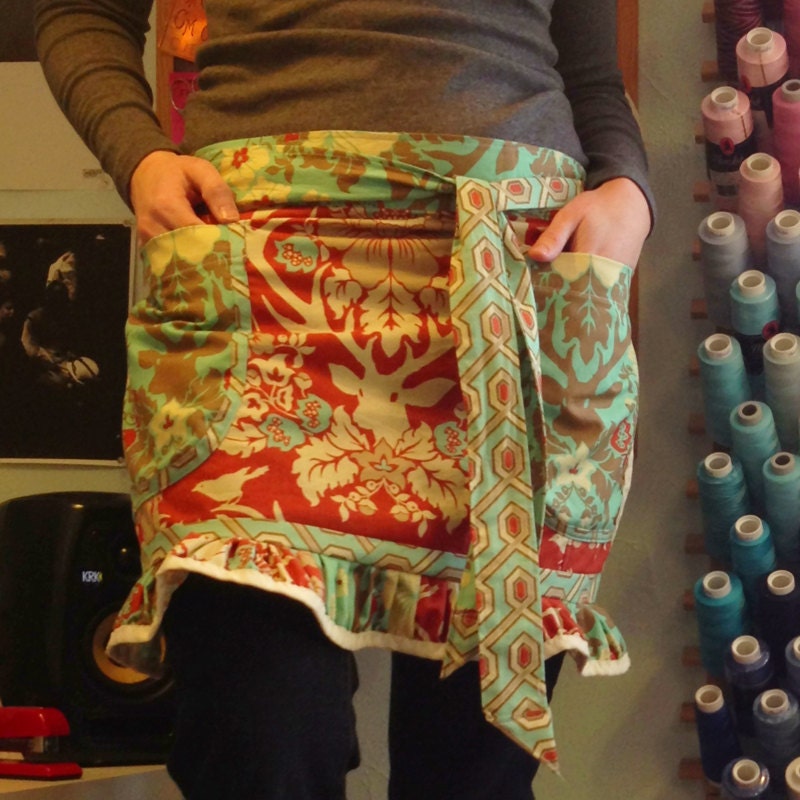 apron - joel dewberry print - deer antlers
