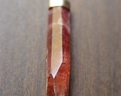 Pink Tourmaline Point Necklace - Sterling Silver
