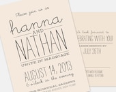 Printable Hanna Invitation (PDF)