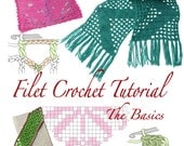 Filet Crochet PDF Tutorial instant digital download