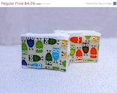 SALE Owl Baby Burp Cloth