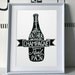 I Would Rather Have Champagne Than Real Pain, Small, Black