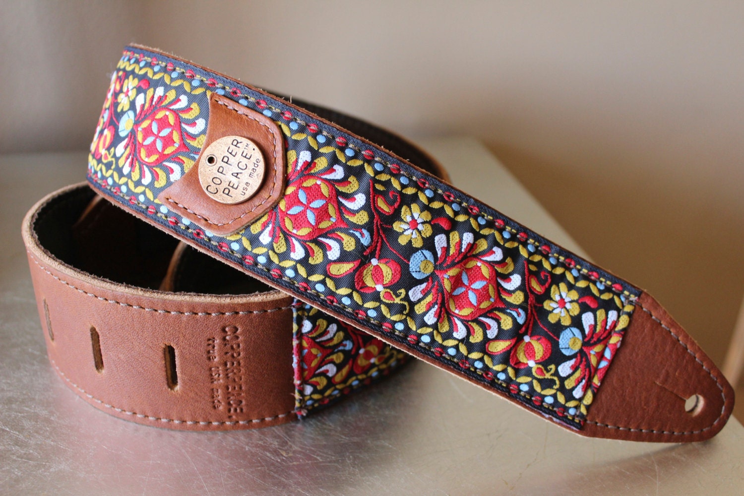 Gypsy Leather Guitar Strap