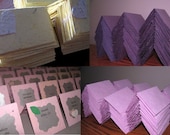 Wedding Place Card Custom Order Deposit  Plantable Paper With Wildflower Seeds to Match Your Wedding Colors