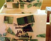 Lily of the Valley Soap By The Slice, glycerin soap, Handmade Soap, Fragrant soap, decorative soap