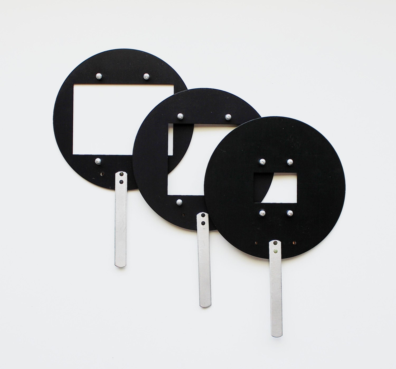 Negative - Vintage Negative Carriers - 35 mm - Photography - Supplies - Black and White - Geometric - Industrial - Metal - Darkroom