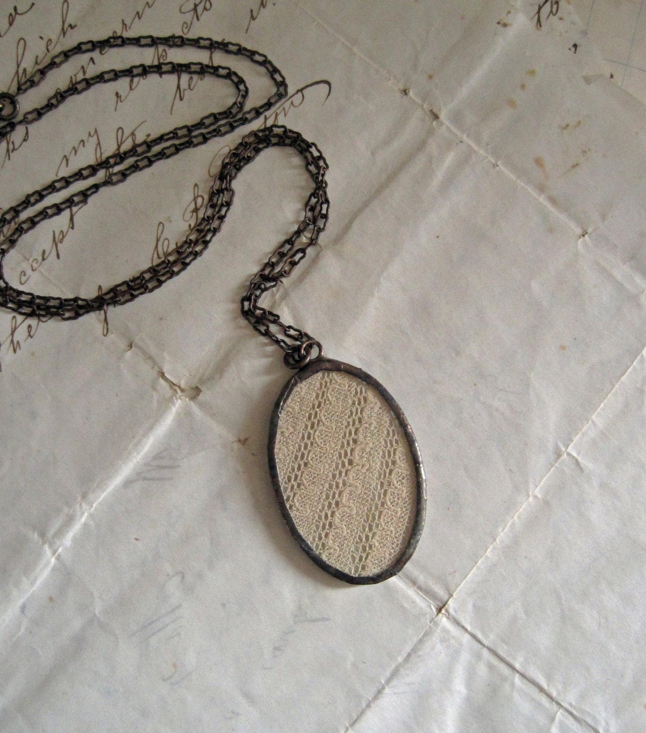Vintage Lace Necklace Jewelry Wedding