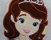 First Princess Applique Embroidery Design