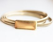 Rectangle Buckle Coil Belt - M