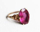 10K Victorian Ruby Ring