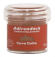 Adirondack Terra Cotta Embossing Powder by Ranger, 1 oz Jar