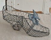 Vintage Wire Shoe French Inspired Display