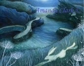 Art print titled 'Boscastle' from an original painting by Amanda Clark