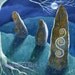 Moon Stones.  Amanda Clark's Art Prints.