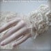 Cuffs Wedding Bridal OOAK Rare Indian Silk, Merino Pearls, Couture Romantic Eco Luxury, /BAROCCO/ Ready to Ship