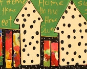 Home Sweet Home - Large  Original Painting